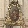 Antique French Louis XVI Gilded Trumeau Mirror
