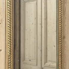 Antique French Louis XVI Gilded Trumeau Mirror