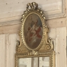 Antique French Louis XVI Gilded Trumeau Mirror
