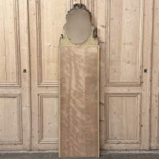 Antique French Louis XVI Gilded Trumeau Mirror