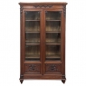 19th Century French Louis XVI Walnut Bookcase