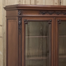 19th Century French Louis XVI Walnut Bookcase
