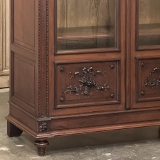 19th Century French Louis XVI Walnut Bookcase