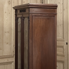 19th Century French Louis XVI Walnut Bookcase