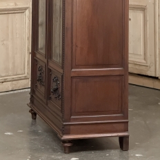 19th Century French Louis XVI Walnut Bookcase