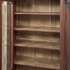 19th Century French Louis XVI Walnut Bookcase