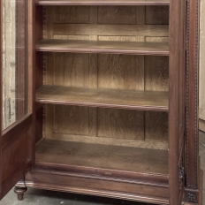 19th Century French Louis XVI Walnut Bookcase