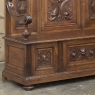 19th Century Grand Italian Hand-Carved Hall Bench