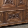 19th Century Grand Italian Hand-Carved Hall Bench