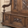 19th Century Grand Italian Hand-Carved Hall Bench