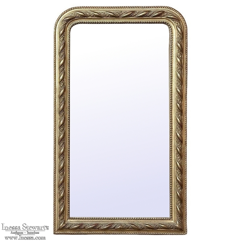 19th Century French Louis Philippe Period Gilded Mirror