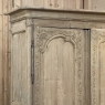 18th Century Country French Armoire with Carved Lone Stars