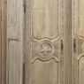 18th Century Country French Armoire with Carved Lone Stars