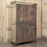 18th Century Country French Armoire with Carved Lone Stars