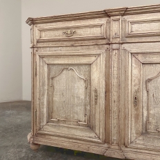 18th Century Country French Louis XIII Buffet in Stripped Oak