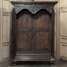 Grand 18th Century Country French Louis XIV Armoire