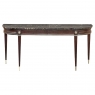 Antique French Louis XVI Mahogany Console with Black Marble