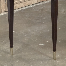 Antique French Louis XVI Mahogany Console with Black Marble