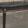 Antique French Louis XVI Mahogany Console with Black Marble