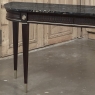 Antique French Louis XVI Mahogany Console with Black Marble