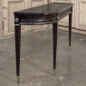 Antique French Louis XVI Mahogany Console with Black Marble