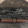 Antique French Louis XVI Mahogany Console with Black Marble