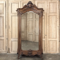 Belle Epoque French Walnut Serpentine Armoire from Paris ca.1900