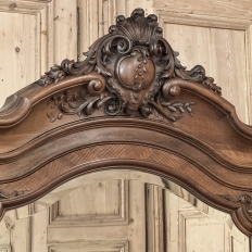 Belle Epoque French Walnut Serpentine Armoire from Paris ca.1900