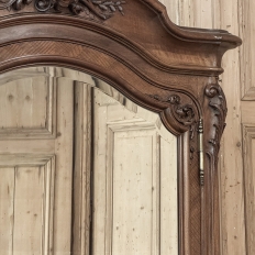 Belle Epoque French Walnut Serpentine Armoire from Paris ca.1900
