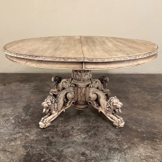 19th Century French Renaissance Pedestal Dining ~ Center Table