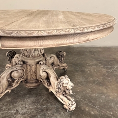 19th Century French Renaissance Pedestal Dining ~ Center Table