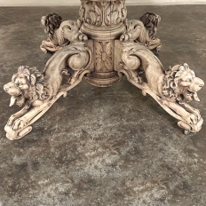 19th Century French Renaissance Pedestal Dining ~ Center Table