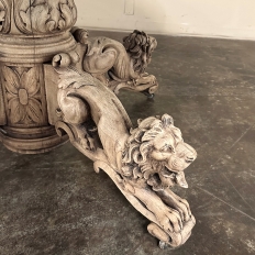 19th Century French Renaissance Pedestal Dining ~ Center Table