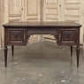 Antique French Louis XVI Walnut Desk by Hirler of Alsace