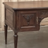 Antique French Louis XVI Walnut Desk by Hirler of Alsace