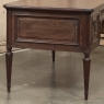 Antique French Louis XVI Walnut Desk by Hirler of Alsace