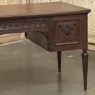 Antique French Louis XVI Walnut Desk by Hirler of Alsace