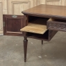 Antique French Louis XVI Walnut Desk by Hirler of Alsace