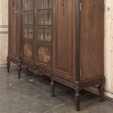 Antique French Louis XVI Walnut Desk by Hirler of Alsace