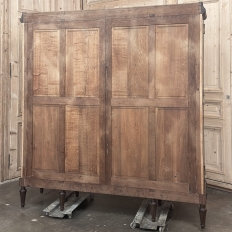 Antique French Louis XVI Walnut Desk by Hirler of Alsace