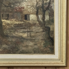 Antique Framed Oil Painting on Canvas signed A. Heins