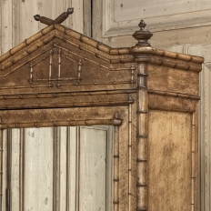 19th Century French Faux Bamboo Armoire