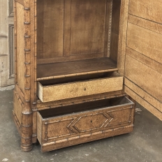 19th Century French Faux Bamboo Armoire