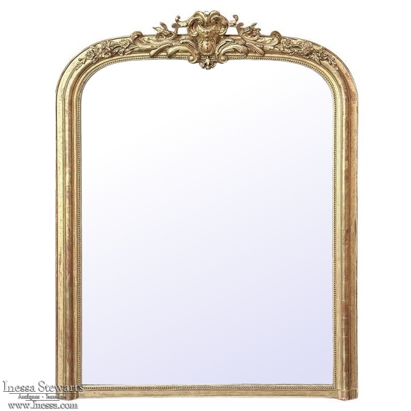 19th Century French Napoleon III Period Gilded Mirror