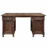 Mid-Century Neogothic Executive Desk by Jansen & Sons of Amsterdam