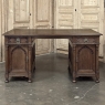 Mid-Century Neogothic Executive Desk by Jansen & Sons of Amsterdam