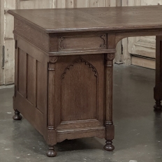 Mid-Century Neogothic Executive Desk by Jansen & Sons of Amsterdam