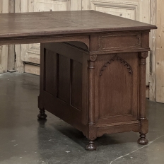 Mid-Century Neogothic Executive Desk by Jansen & Sons of Amsterdam