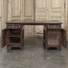 Mid-Century Neogothic Executive Desk by Jansen & Sons of Amsterdam