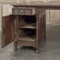 Mid-Century Neogothic Executive Desk by Jansen & Sons of Amsterdam